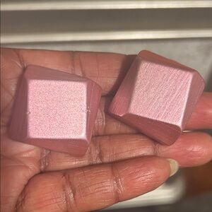 Vintage Pink Geometric Earrings